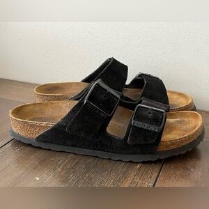 Birkenstock Arizona Sandals Soft Footbed Womens size 7 38